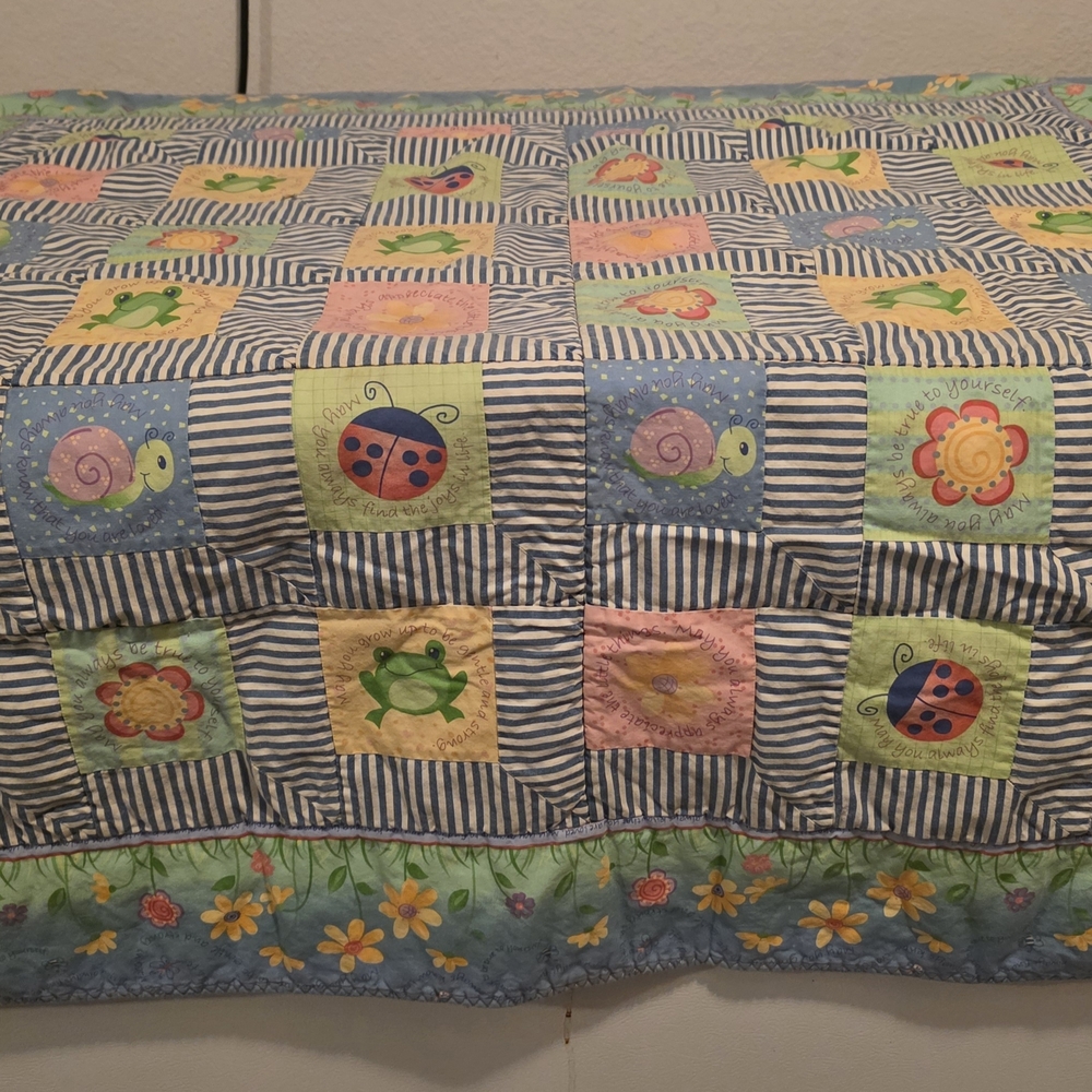 Colorful Patchwork Quilt for Kids